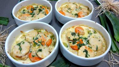 Coquilles Saint-Jacques à la honfleuraise (Normandie) - 8.2