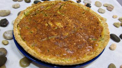Légumes : Assiette de quiche aux poivrons