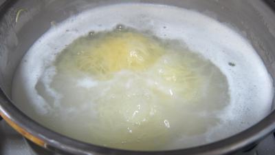 Courgettes au chorizo et cheveux d'ange - 7.4