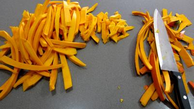 Frites de potimarron et son boudin - 1.2