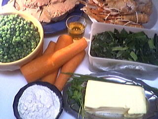 Ingrédients pour la recette : Foie gras aux langoustines