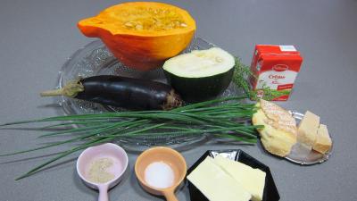 Ingrédients pour la recette : Gratin de potimarron