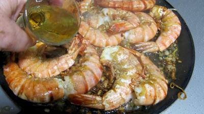 Gambas flambées - 4.3