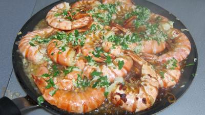 Gambas flambées - 4.4