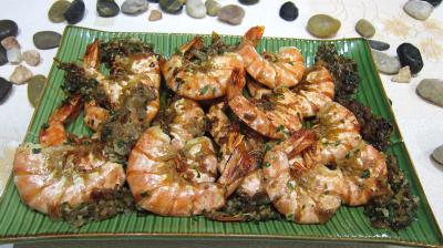 Recette Gambas flambées
