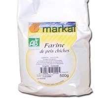 Image : Farine de pois chiche - sachet de farine de pois chiche