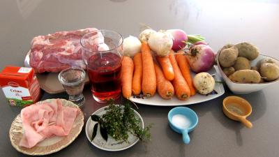 Ingrédients pour la recette : Cul de veau à la Montsoreau revisité