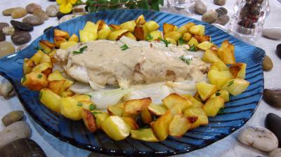 Recette Lotte et pommes de terre sautées