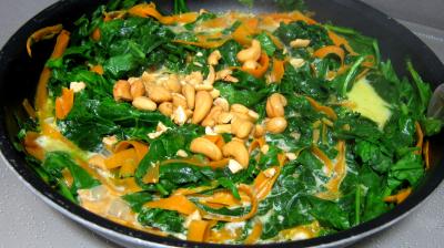 Epinards et oeufs à l'indienne à ma façon - 3.2