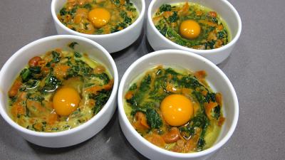 Epinards et oeufs à l'indienne à ma façon - 5.1