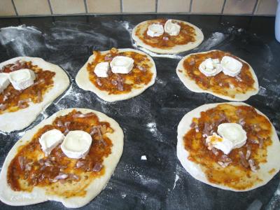 Mini-pizzas à la tomate et au chèvre - 8.3