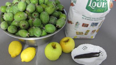 Ingrédients pour la recette : Confiture de feijoas à la vanille