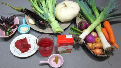 Ingrédients pour la recette : Soupe de brocolis et légumes