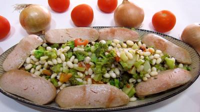 Recette Haricots blancs aux tomates