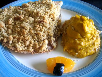 Recette Raie façon crumble