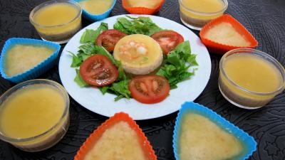 Recette Mousse de gambas à la gelée d'orange