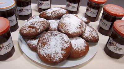 Image : Assiette de beignets Hannouka