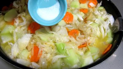 Rougets au chou chinois et chayottes - 6.1