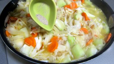 Rougets au chou chinois et chayottes - 6.3