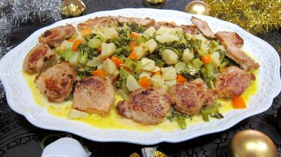Filet mignon de porc aux topinambours - 9.4