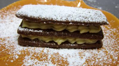 Millefeuilles sablés à la crême pâtissière - 6.3