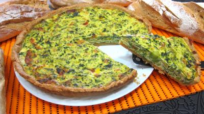 blanc d'oeuf : Tarte aux blettes sucrées, salées
