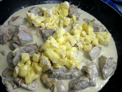 Sauté de porc au brie et aux cèpes - 13.2