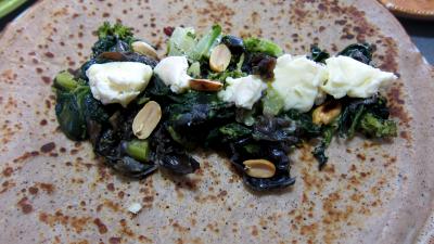 Crêpes farcies aux brocolis, épinards et champignons noirs - 10.1