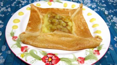 Image : recette Crêpes à la sauce citron et aux bananes