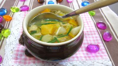 Recette Soupe de légumes aux navets