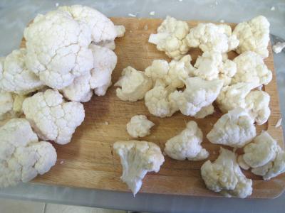 Chou-fleur et riz aux saucisses - 1.2