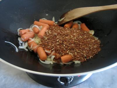 Chou-fleur et riz aux saucisses - 5.3