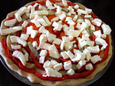 Pizza aux artichauts et mozzarella - 9.4