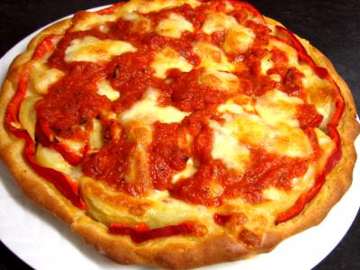 Pizza aux artichauts et mozzarella - 10.4