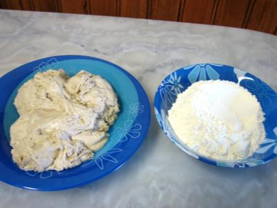 Ingrédients pour la recette : Pain brié