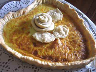 Recette Tarte au roquefort