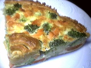 Recette Quiche aux brocolis et saumon