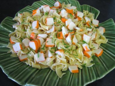 Recette Tagliatelles au surimi