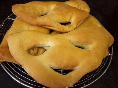 Cuisine provençale : Fougassettes à la Fourme d'Ambert
