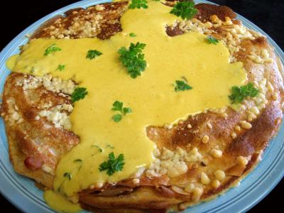 Gâteau de crêpes au sarrasin et aux fromages - 12.3
