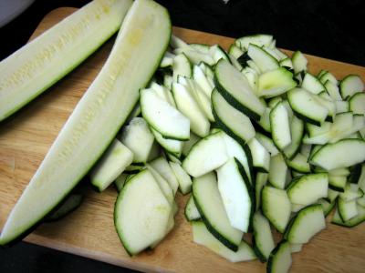Courgettes aux champignons en quiche - 2.3