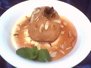 Recette Pudding de romarin aux poires