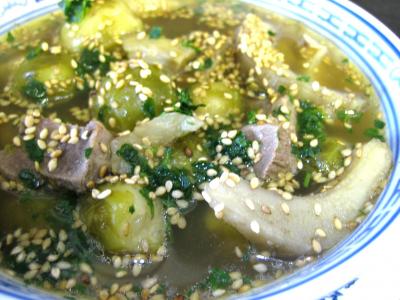 Soupes & potages : Assiette de soupe de magret façon chinoise