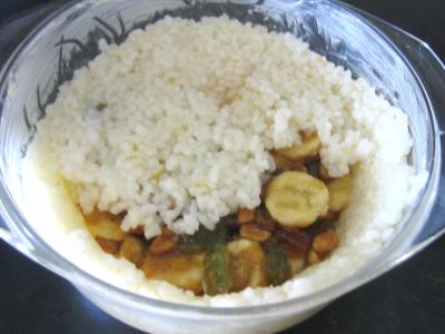 Gâteau de riz farci et sa salade de fruits - 7.1