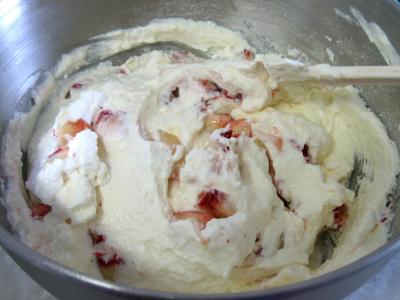 Mousse au fromage blanc aux pêches - 7.4