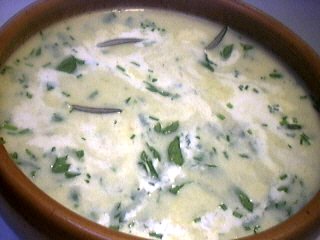 Recette Velouté crémeux aux herbes