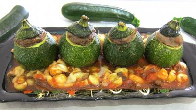Recette Courgettes farcies