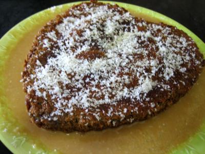 Recette Gâteau "cococitron" et sa crème de poire