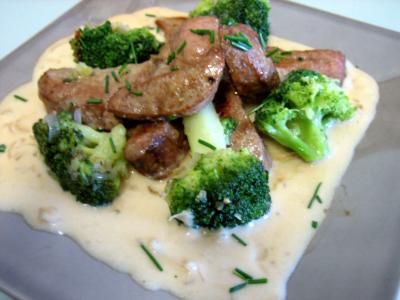 Plat en sauce : Assiette de foie de veau au miel