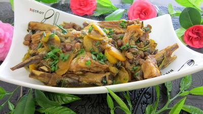 Image : recette Poitrine d'agneau au miel